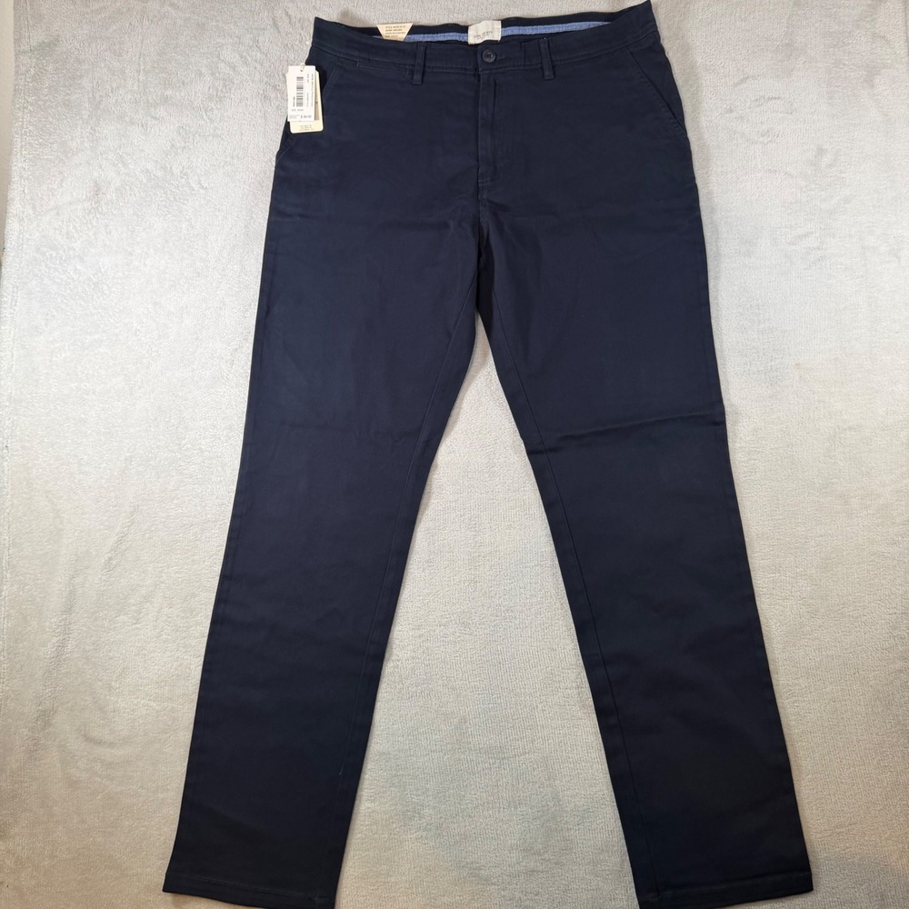 Civil Society Nielsen Perfect Chino Pants Mens 34x34 Dark Navy Stretch MCBX-813S